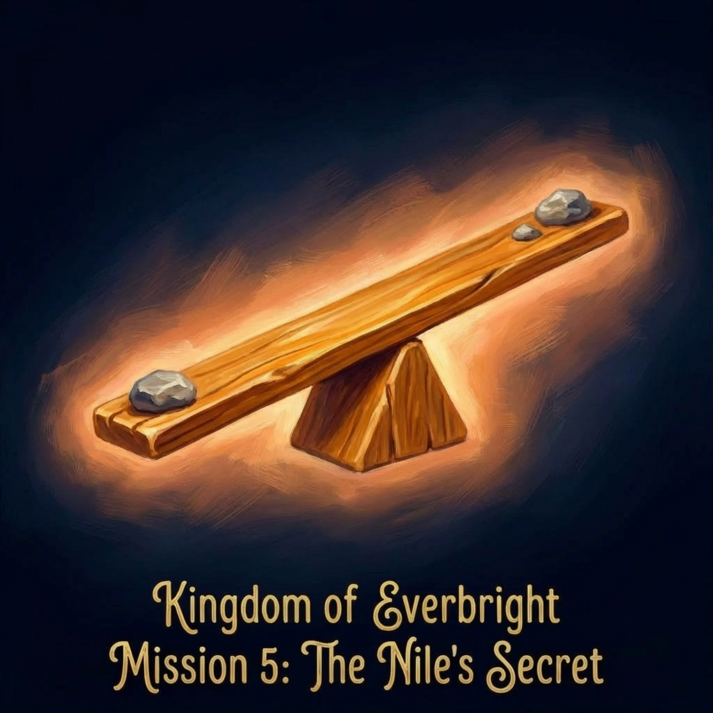 A ceremonial scale representing Ma'at—truth, justice, and cosmic order. Balance Scale of the Nile